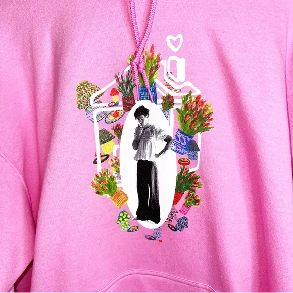 Pink Harry Styles Merch Jumper Lightly Worn Pink Harry Styles